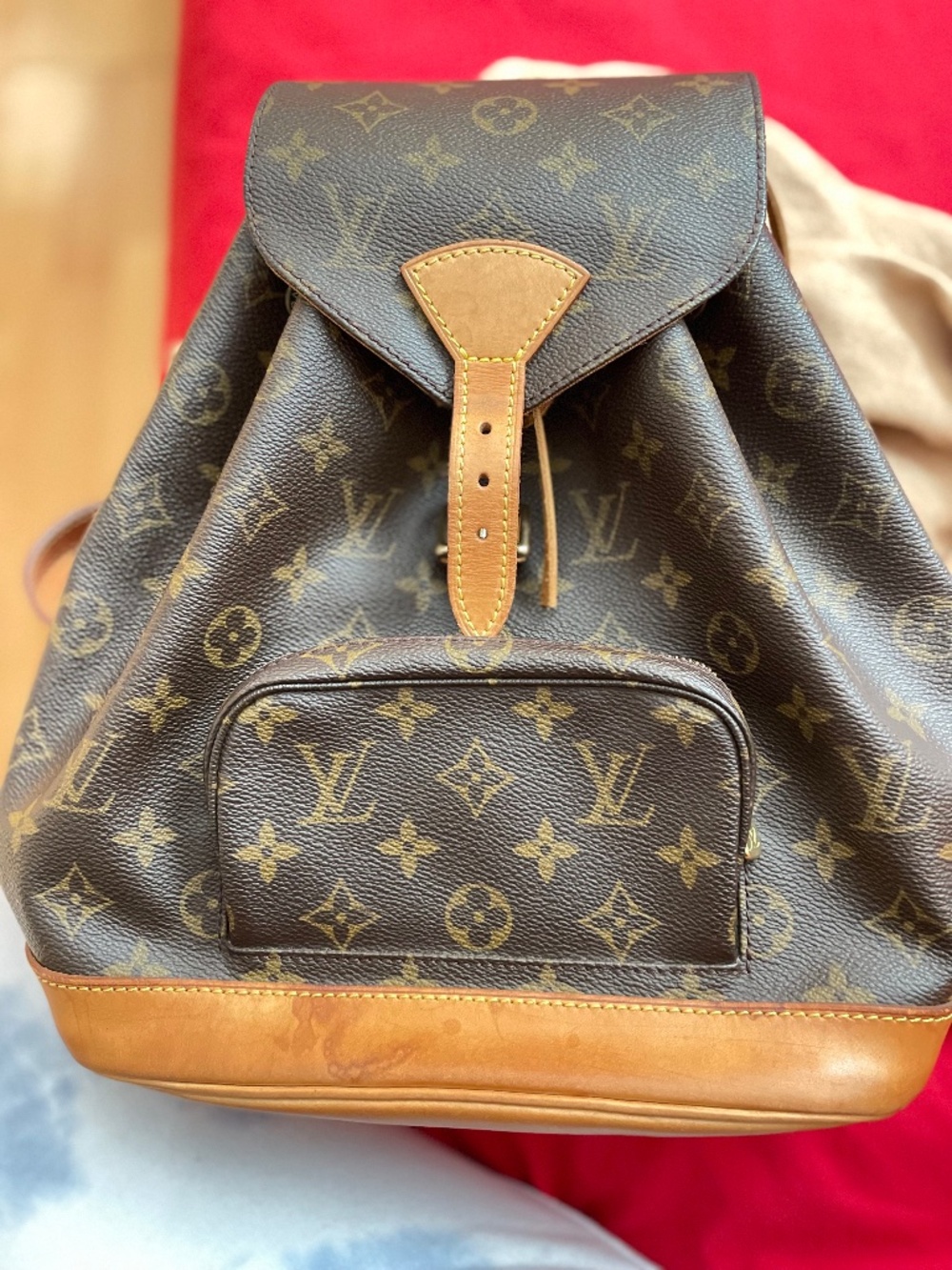 Louis Vuitton Montsouris MM Backpack – Authentic Vintage